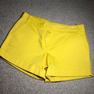 Chelsea & Violet - Yellow Cuffed Shorts